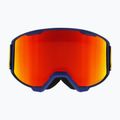 Red Bull SPECT Solo S2 matiniai tamsiai mėlyni/mėlyni/rudi/raudoni veidrodiniai slidinėjimo akiniai 2