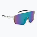 Akiniai nuo saulės Red Bull SPECT Stun shiny white/smoke with purple-green mirror