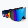 Slidinėjimo akiniai Red Bull SPECT Rush blue/ice blue snow/smoke with blue mirror