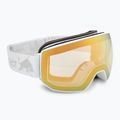 Slidinėjimo akiniai Red Bull Spect Fink Photo matte white/brown with gold chrome x