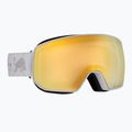 Slidinėjimo akiniai Red Bull Spect Fink Photo matte white/brown with gold chrome x