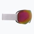 Slidinėjimo akiniai Red Bull Spect Bent matt white/red with pink purple mirror