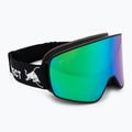 Slidinėjimo akiniai Red Bull SPECT Rush matt black/brown with green mirror