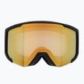 Slidinėjimo akiniai Red Bull SPECT Jibb Photo matte black/brown with gold chrome x 9