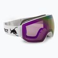 Slidinėjimo akiniai Red Bull Spect Fink matt white/orange with purple mirror