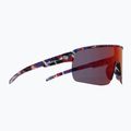 Akiniai nuo saulės Red Bull SPECT Dakota matt blue-burgundy pattern/smoke red-purple mirror