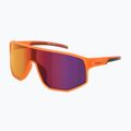 Akiniai nuo saulės Red Bull SPECT Dash matt clear neon-orange/smoke with red-purple mirr