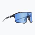 Akiniai nuo saulės Red Bull SPECT Riddle IBX matt clear dark grey/brown photochr with blue mirr