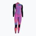 Moteriškas plaukimo hidrokostiumas ION Amaze Core 4/3 Front Zip pink gradient