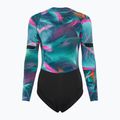 Moteriškos plaukimo putos ION Amaze Hot Shorty 1.5 Front Zip tropical palm glitch