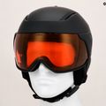 Moteriškas slidinėjimo šalmas Giro Aria Spherical matte black/vivid cooper 9