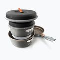 GSI Outdoors Pinnacle Base Camper Mažas anoduotų puodų rinkinys 50182