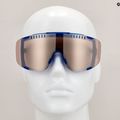 POC Devour opal blue translucent/clarity trail silver dviračių akiniai 8
