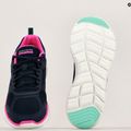 Moteriški batai SKECHERS Flex Appeal 5.0 Fresh Touch navy leather/mesh/hot pink/mint 8
