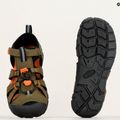 KEEN Seacamp II CNX dark olive/gold flame jaunimo sandalai 9