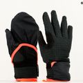 Moteriškos slidinėjimo pirštinės ORTOVOX Fleece Grid Cover black raven 11