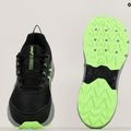 Vaikiški bėgimo bateliai ASICS Gel-Venture 9 GS black/illuminate green 11