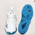 Vyriški tinklinio batai Mizuno Wave Momentum 3 white/sailor blue/silver 10