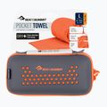 Greitai džiūstantis rankšluostis Sea to Summit Pocket Towel L outblack orange 3