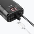 Priekinis dviračio žibintas Knog Blinder X 1800 + baterija 10000mAh juodas 6
