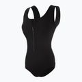 Moteriškas vientisas plaukimo kostiumėlis Funkita Zip Front One Piece still black
