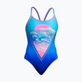 Funkita Diamond Back One Piece Moteriškas maudymosi kostiumėlis Blue FS11L7155716
