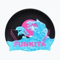 Funkita Silikoninė plaukimo kepurė juoda kepurė FS997155800 2