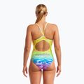 Moteriškas vientisas maudymosi kostiumėlis Funkita Diamond Back One Piece lake acid 4
