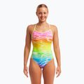 Moteriškas vientisas maudymosi kostiumėlis Funkita Diamond Back One Piece lake acid 5