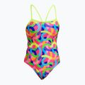 Moteriškas plaukimo vientisas kostiumas Funkita Single Strap One Piece curly wurly