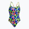 Moteriškas plaukimo vientisas kostiumas Funkita Diamond Back One Piece got worms