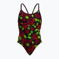 Moteriškas plaukimo vientisas kostiumas Funkita Diamond Back One Piece black rose