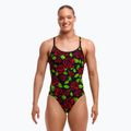 Moteriškas plaukimo vientisas kostiumas Funkita Diamond Back One Piece black rose 2