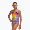 Vaikiškas vientisas plaukimo kostiumas Funkita Single Strap One Piece darkinjung sunset