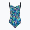 Moteriškas vientisas plaukimo kostiumas Funkita Ruched One Piece midnight meadow