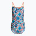 Moteriškas vientisas plaukimo kostiumas Funkita Single Strap One Piece tiki tango