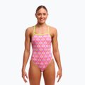 Moteriškas vientisas plaukimo kostiumas Funkita Strapped In One Piece duck duck goose 2