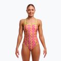 Moteriškas vientisas plaukimo kostiumas Funkita Single Strap One Piece poison pink 2