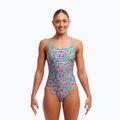 Moteriškas vientisas plaukimo kostiumas Funkita Diamond Back One Piece planted pink