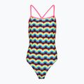 Moteriškas vientisas maudymosi kostiumėlis Funkita Strapped In One piece rainbowie