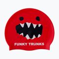 Plaukimo kepuraitė Funky Trunks Silicone red monster