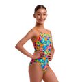 Vaikiškas vientisas maudymosi kostiumėlis Funkita Diamond Back One Piece five serves 2