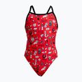 Vaikiškas vientisas maudymosi kostiumėlis Funkita Single Strap One Piece scribbles