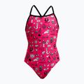 Vaikiškas vientisas maudymosi kostiumėlis Funkita Tie Me Tight One Piece sketchy