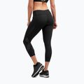 Moteriškos treniruočių kelnės 2XU Motion Mid-Rise Compression 7/8 juodos spalvos su taškuotu atspindinčiu logotipu 4