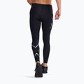 Vyriškos treniruočių tamprės 2XU Core Compression juoda/sidabrinė 3