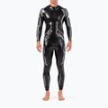 Vyriškas 2XU Propel PRO juodas/sidabrinis triatlono hidrokostiumas