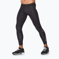 Vyriškos treniruočių kelnės 2XU Force Compression black/gold 5