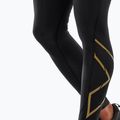 Vyriškos treniruočių kelnės 2XU Force Compression black/gold 7
