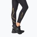 Moteriškos treniruočių kelnės 2XU Force Mid-Rise Compression black/gold 5